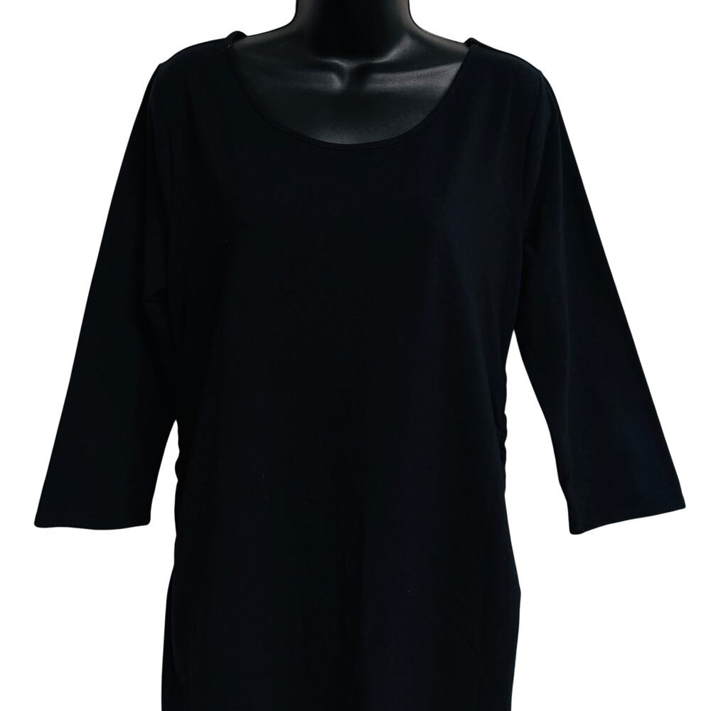 Isabel Maternity For Target Maternity Dress Size XL Bodycon 3/4 Sleeve Scoop New - Picture 2 of 8